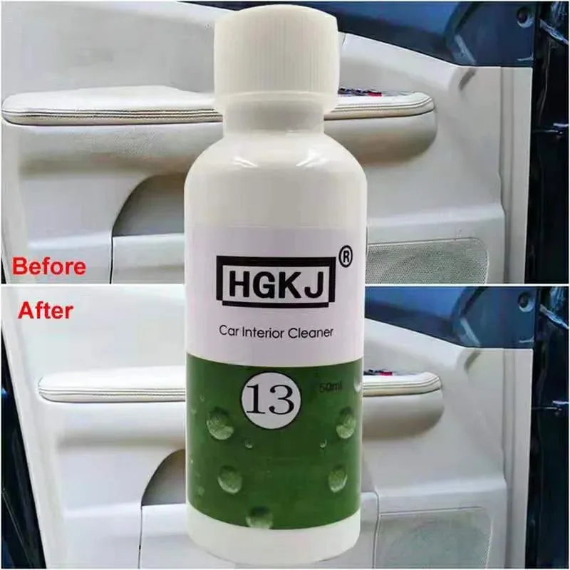 20 50 100ML HGKJ 13 Car Leather Seat Interiors CleanerPlastic Foam Cleaner High Concentration Dropshipping Pro