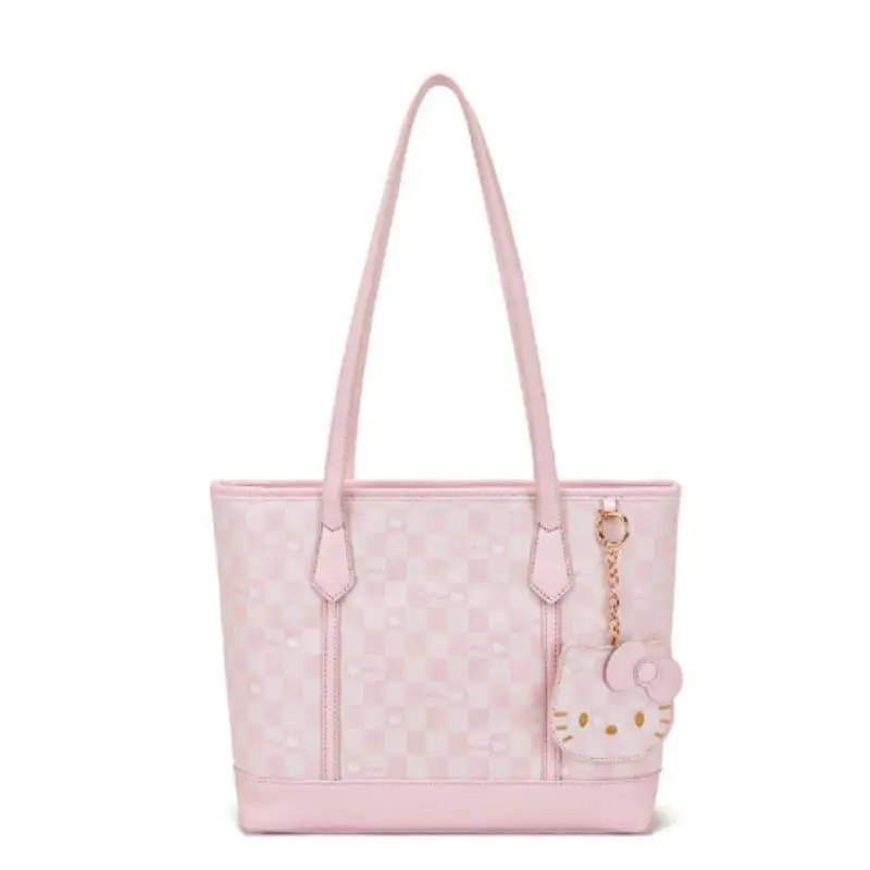 

Hello Kitty New Printed Bag Sanrio Kawaii Sweet Girl Heart Series Large Capacity Bag Girls' Commuting Shoulder Bag