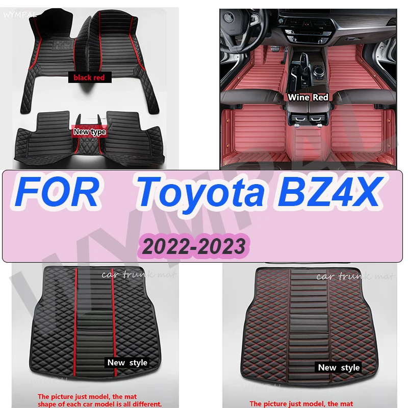 

Роскошные автомобильные коврики на заказ для Toyota BZ4X 2022 2023, все модели, автомобильный ковер, коврик для ног, автомобильные аксессуары, Стайлинг