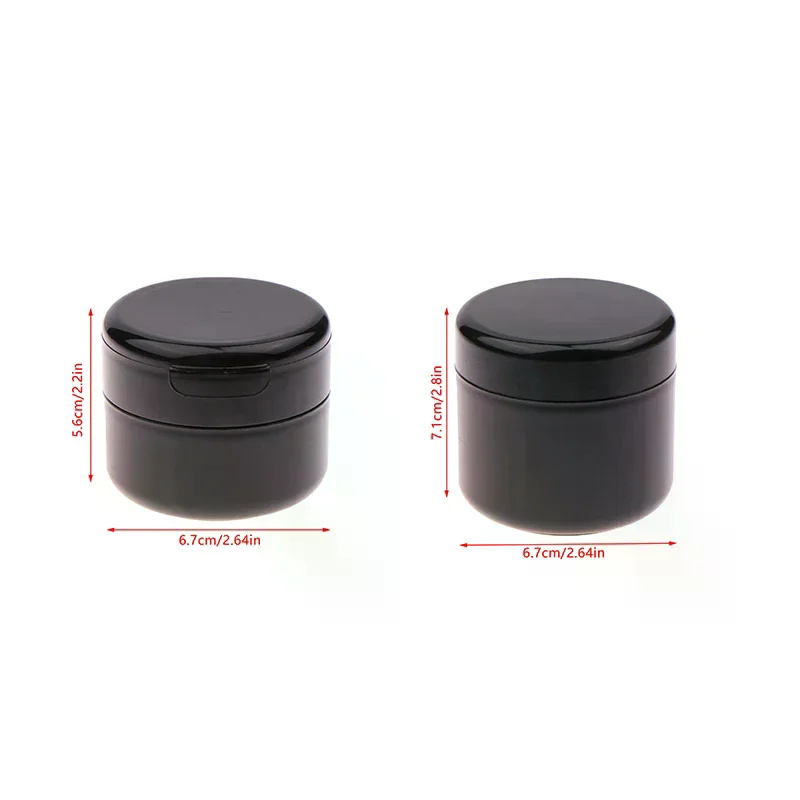 100/150 جرام غطاء الوجه مع ملعقة زجاجات إعادة الملء جرة ماكياج فارغة وعاء السفر كريم وجه غسول التجميل وسادة قطن الحاويات #5