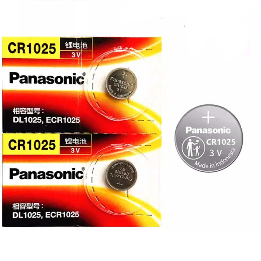 5pcs 100% Genuine original Panasonic cr1025  CR1216  CR2012 CR2330 CR2354  CR3032 CR2430 3v button cell coin batteries