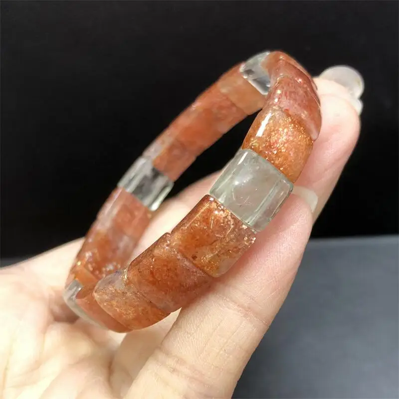 Natural Arusha Quartz Bangle Healing Reiki Crystal Man Woman Fengshui Jewelry Birthday Gift 1pcs