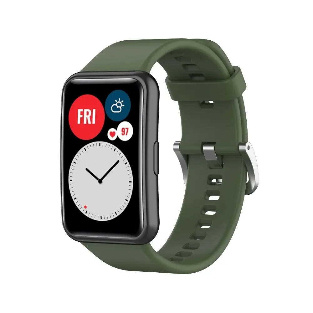 Sport band for Huawei Watch Fit TIA-B09 strap Replacement Silicone Bracelet Smart Accessorie for huawei watch fit band with tool image 3