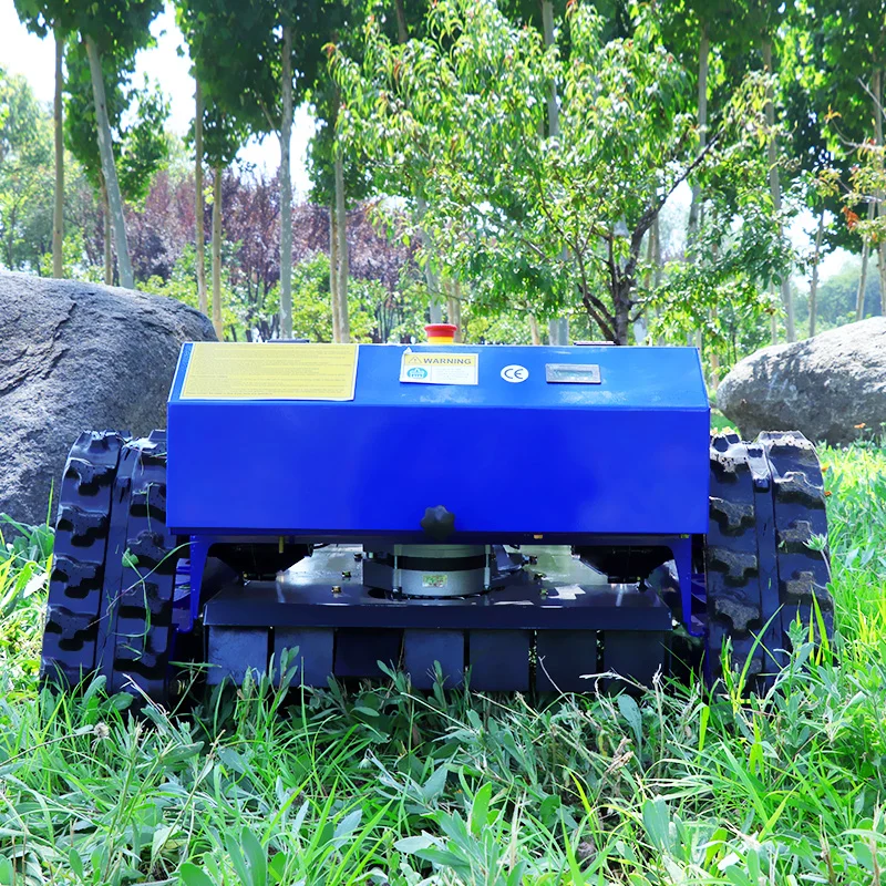 

Customizable affordable zero rotation track type smooth operation remote control household small robot lawn mower