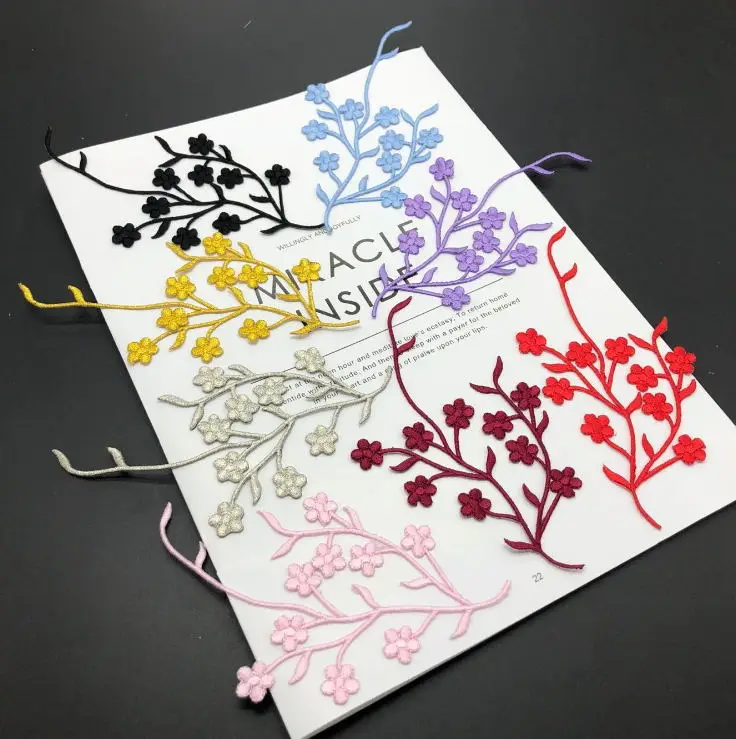 

New Arrival 20 Pcs Antique Flower Embroidered Patch Iron On Jeans Coat Tshirt Bag Dress Decor Repair Motif Accessory DIY