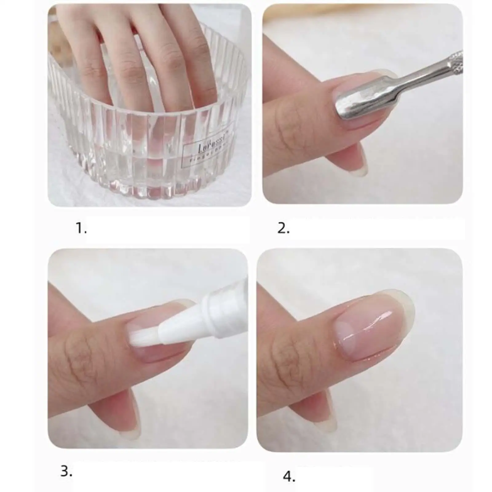 وعاء نقع للعناية بالأظافر بتصميم مدمج لملحقات مانيكير لإزالة طلاء الأظافر الجلية لجميع الأظافر #3