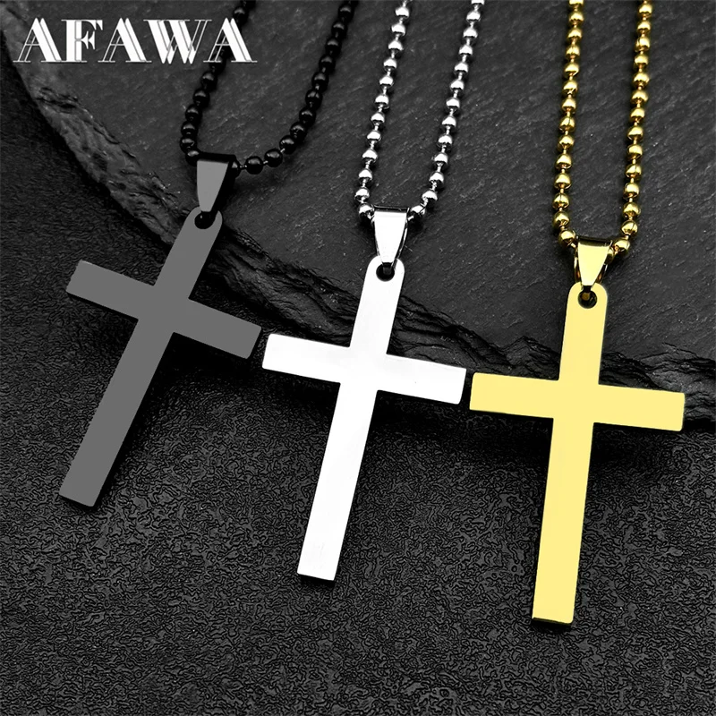 Stainless Steel Christian Jesus Cross Keychain Car Rearview Mirror Pendant For Car Key Accessories Hanging Decorations Jewelry