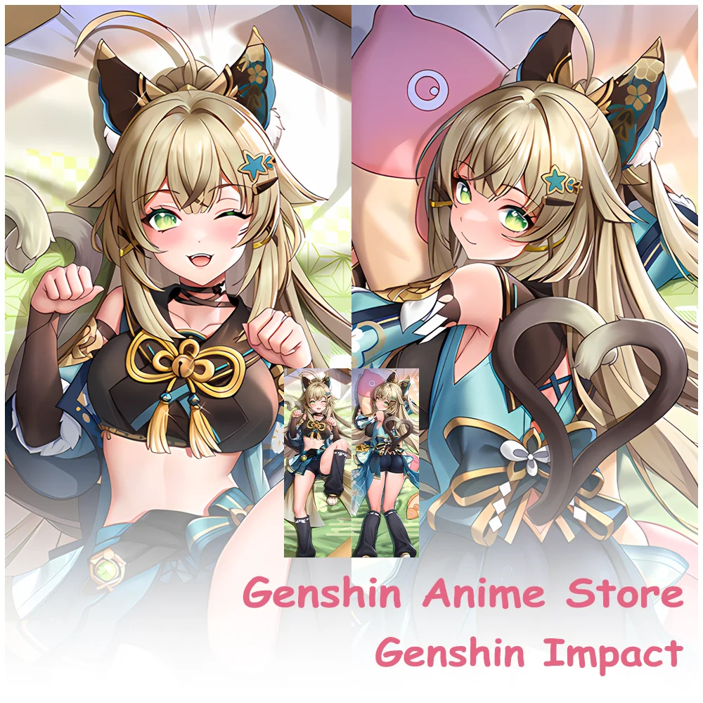 

Genshin Impact Anime Game Kirara Dakimakura Pillow Case Cosplay Cushion Hugging Body Prop Case Home Decoration Cover