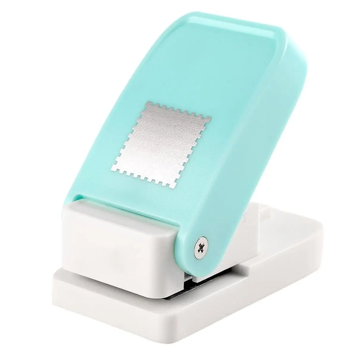 Best of 2026 Paper Stamps and Punches Postage Stamp Punch Stamps Cutter Hole Punch for Paper Crafting Scrapbooking Square