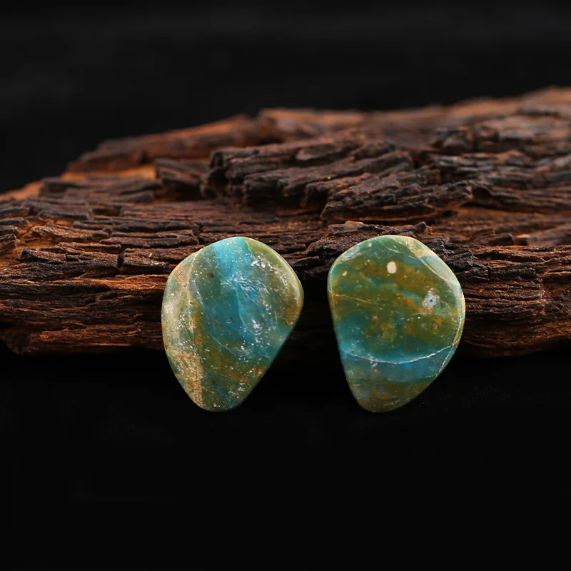 

AAA+Artisan-Crafted Round Blue Opal Pendants Beads, Genuine Natural stones beads, Unique Stones for jewelry & DIY Earring Beads