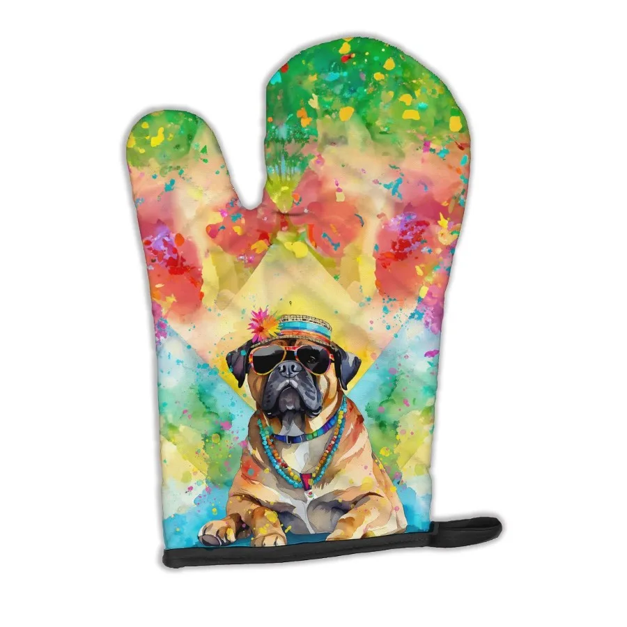 

Рукавицы для духовки Cane Corso Hippie Dawg, термостойкие, толстые, для духовки, для горячих сковородок и духовки, кухонные варежки, защита рук, приготовление пищи, выпечки