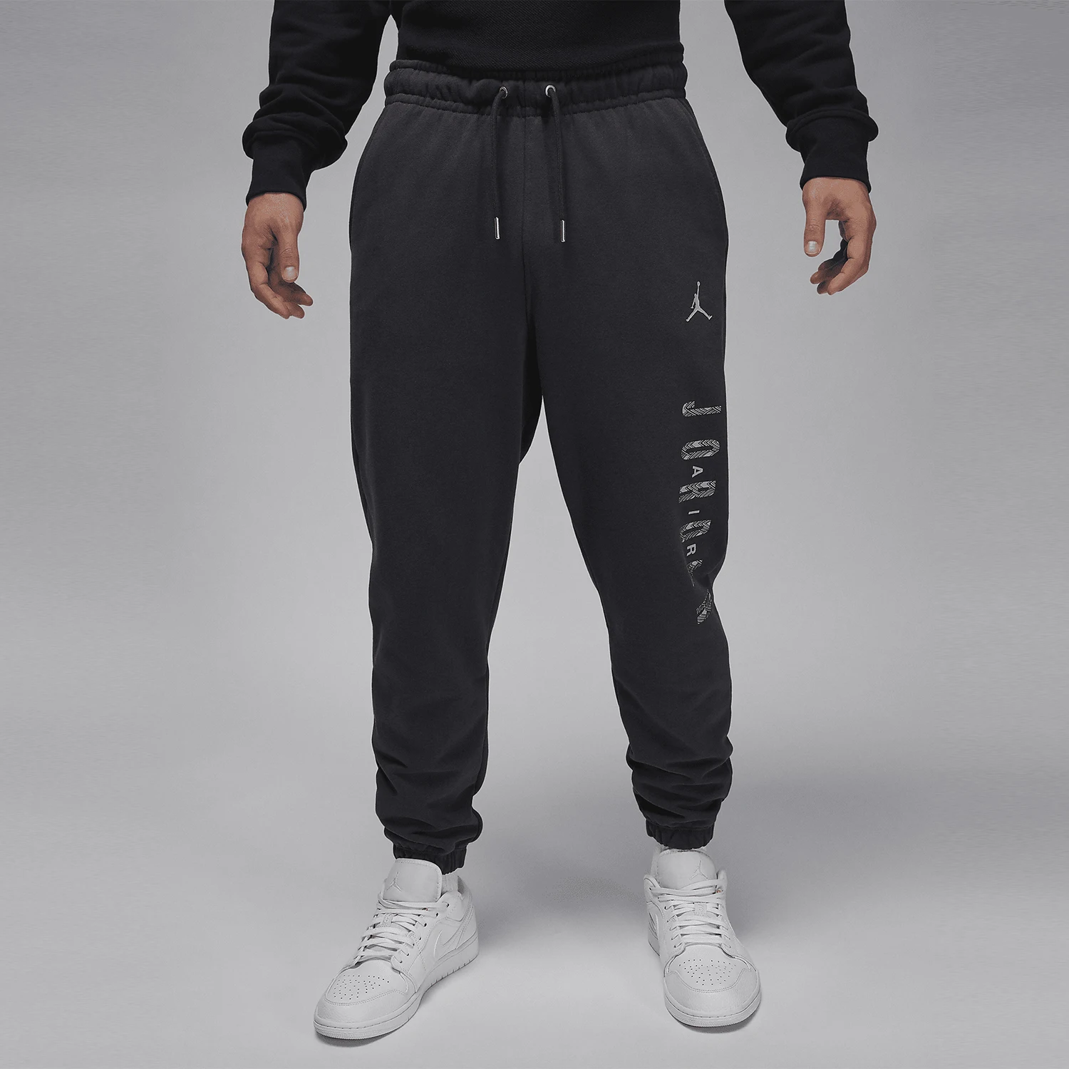 

Оригинальные новогодние мужские тонкие флисовые повседневные спортивные брюки Nike Jordan FZ6442-070