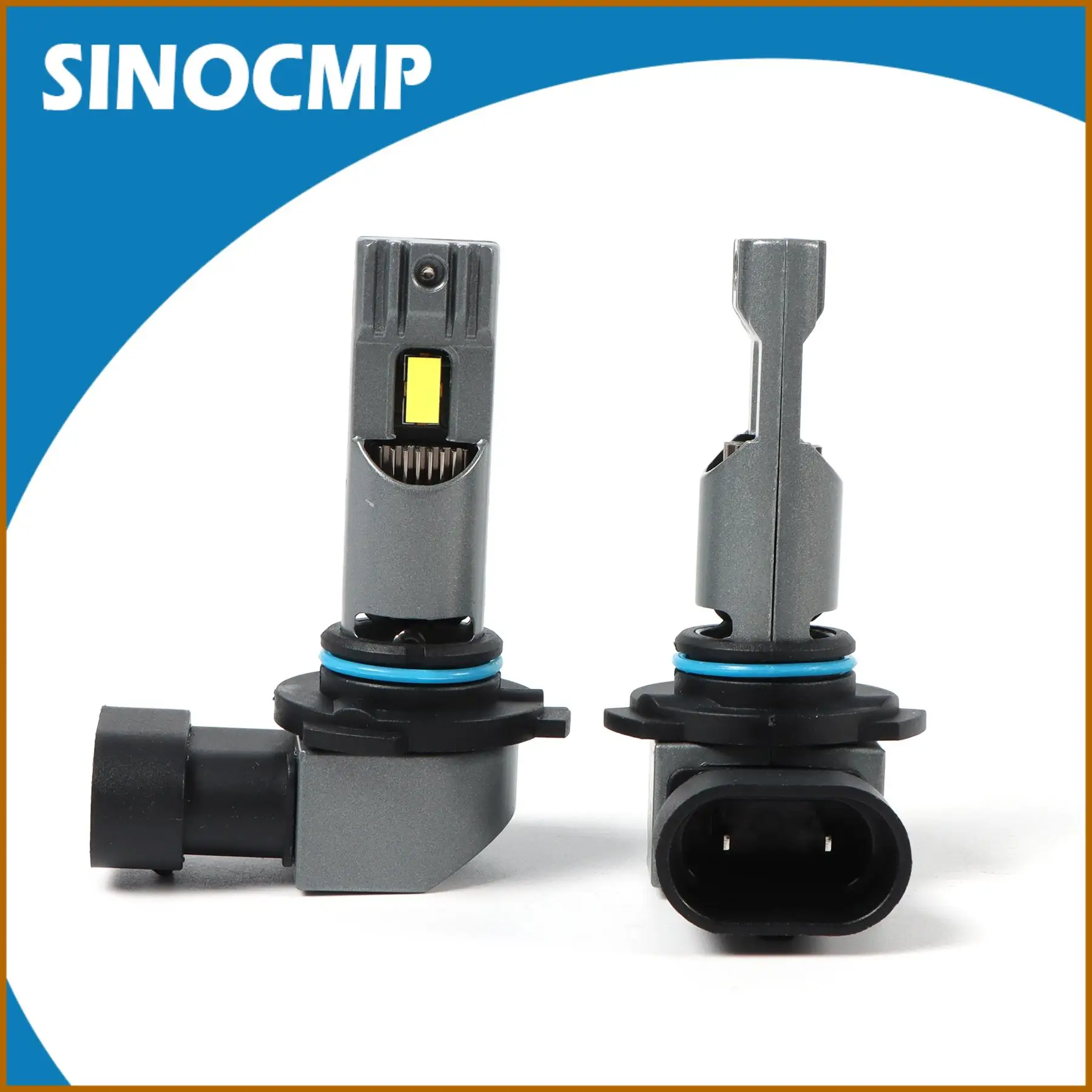 

2pcs/set 9006 LED Headlight Bulbs 500% Brighte 20000LM Mini Headlight Bulbs High Low Beam Non-polarity Plug & Play