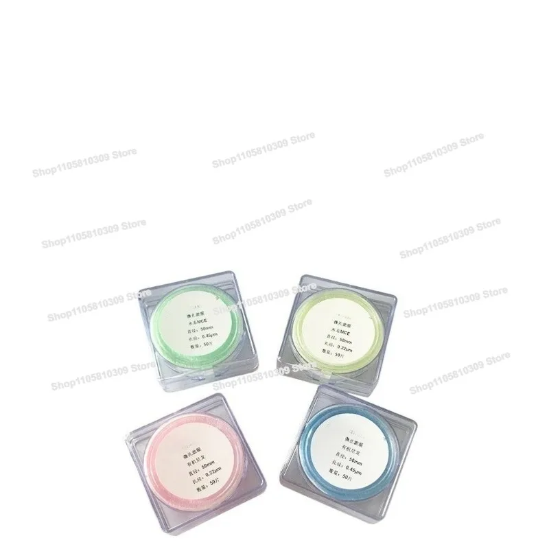 Instrument Laboratory Microporous Membrane, Water System Organic System 50/100mm 0.22/0. 45um 50 Sheets/box