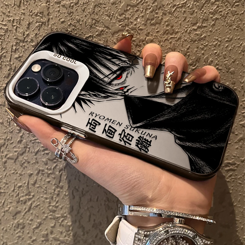 Anime Jujutsu Kaisen Ryomen Sukuna Phone Case for iPhone 12 17 Air Pro Max 16 15 11 14 13 Pro Max XS X XR Plus 8 7 SE 2020 Cover view 5