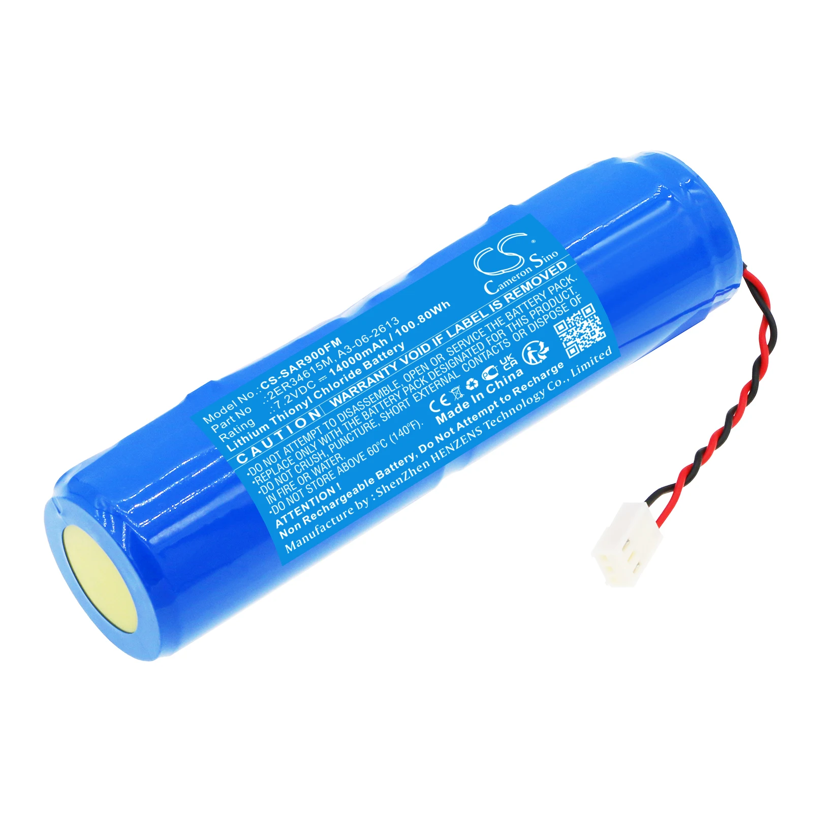 

Marine Safety & Flotation Devices Battery For:Radio Beacon,2ER34615M,A3-06-2613,SAR-9,NBB-441,JQX-30A,FT501,ESR06,CRT100,PLB-350