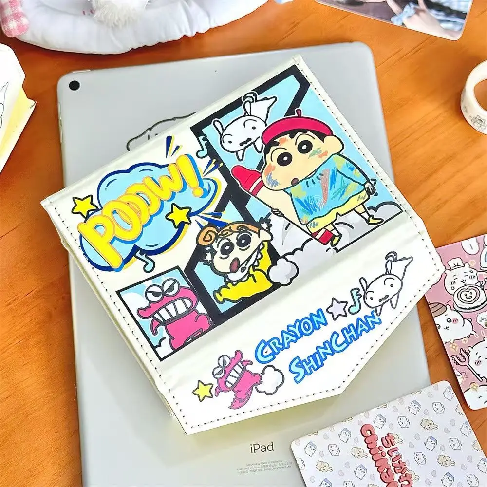 Kawaii New Crayon Shin-chan Storage Box PU Leather Cute Card Storage Box Office Desktop Organization and Storage