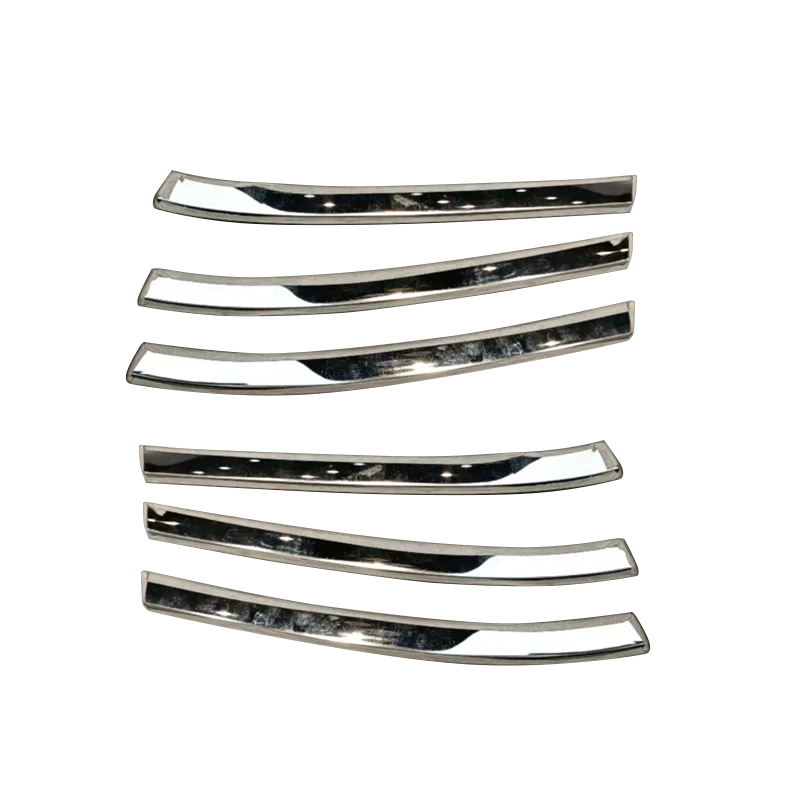 For LiXiang L7 L9 Stainless Steel Front Bumper Grille Trim Cover Air Deflector Sticker Car Styling Accessories 2023 2024