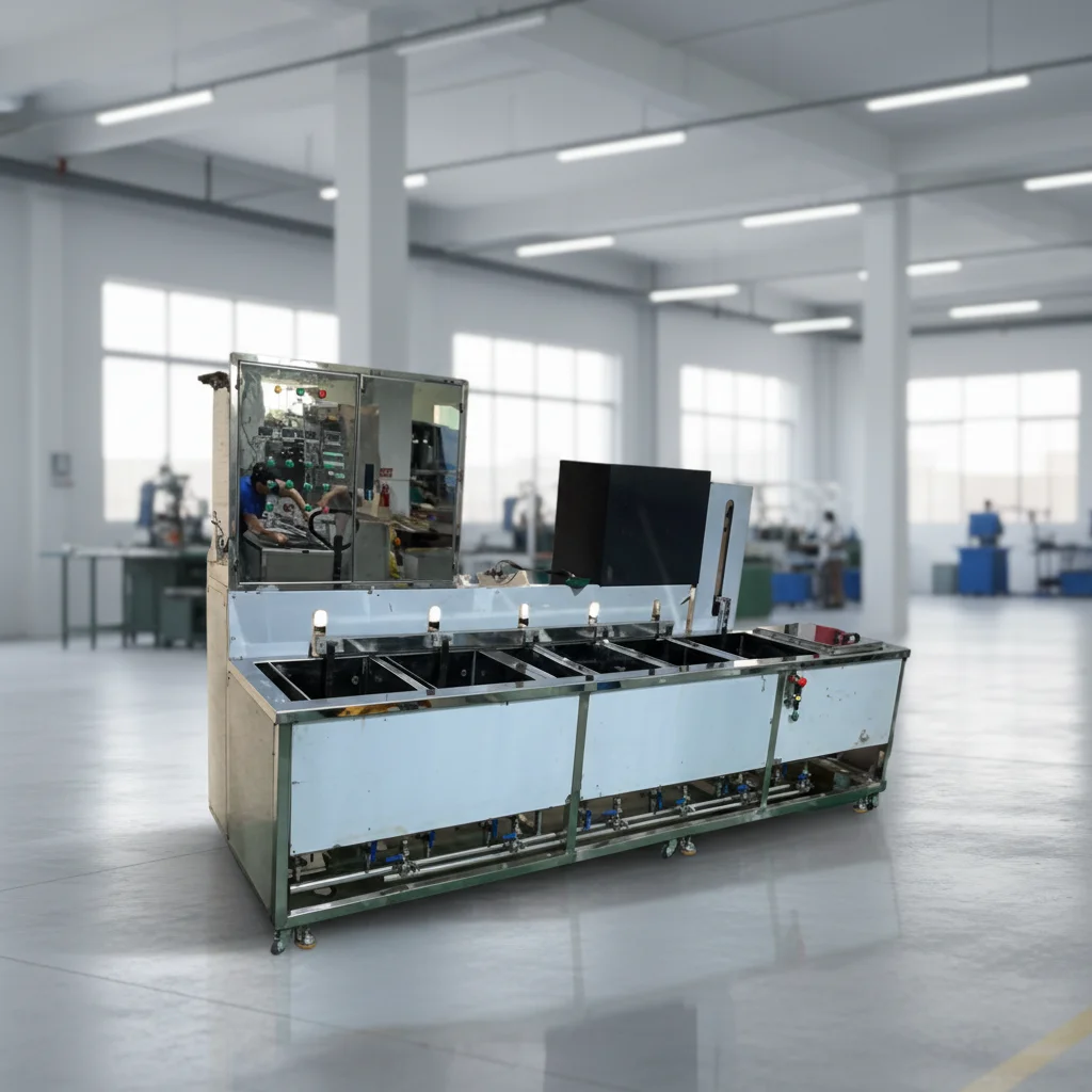 Direct Sale Tank Electric Industrial Ultrasonic Cleaning Machine with Filtration System for Precision Parts Manufacturing