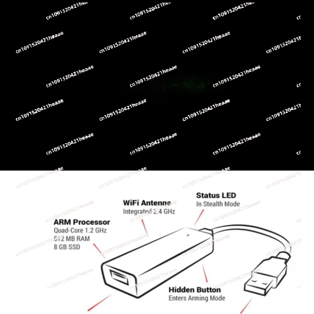 

Подходит для Outil de ClavierHAK5 Key Croc Keylogger