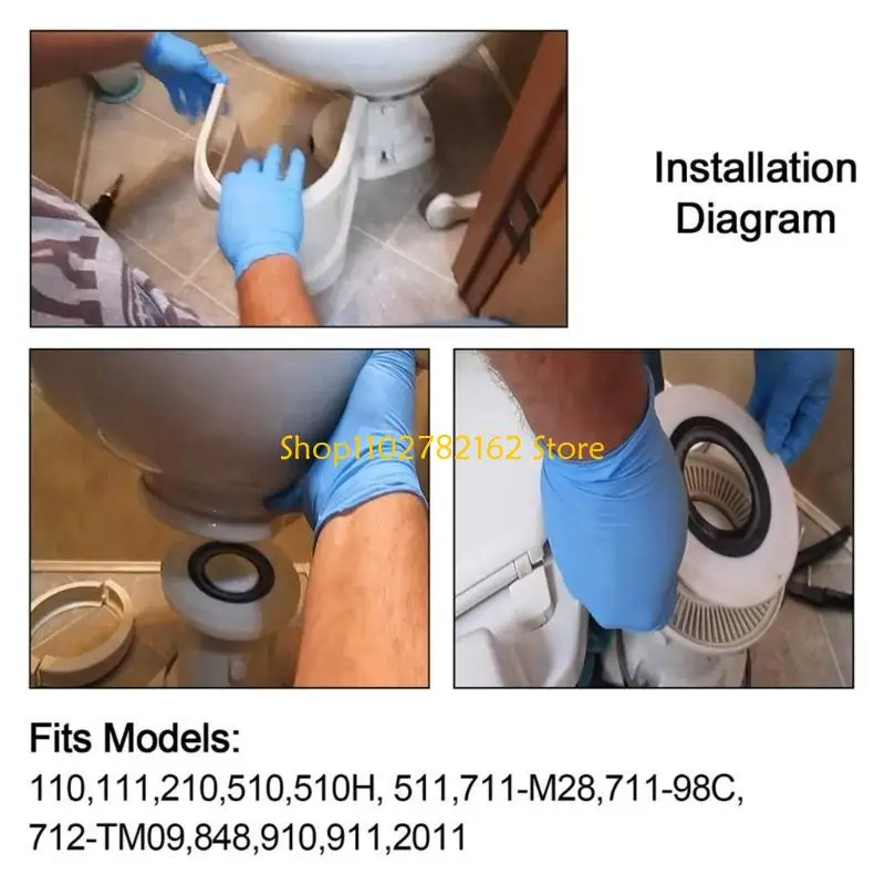 547B RVs Toilet Seal Replace 385311462 385310677 for Sealand VacuFlush Toilets