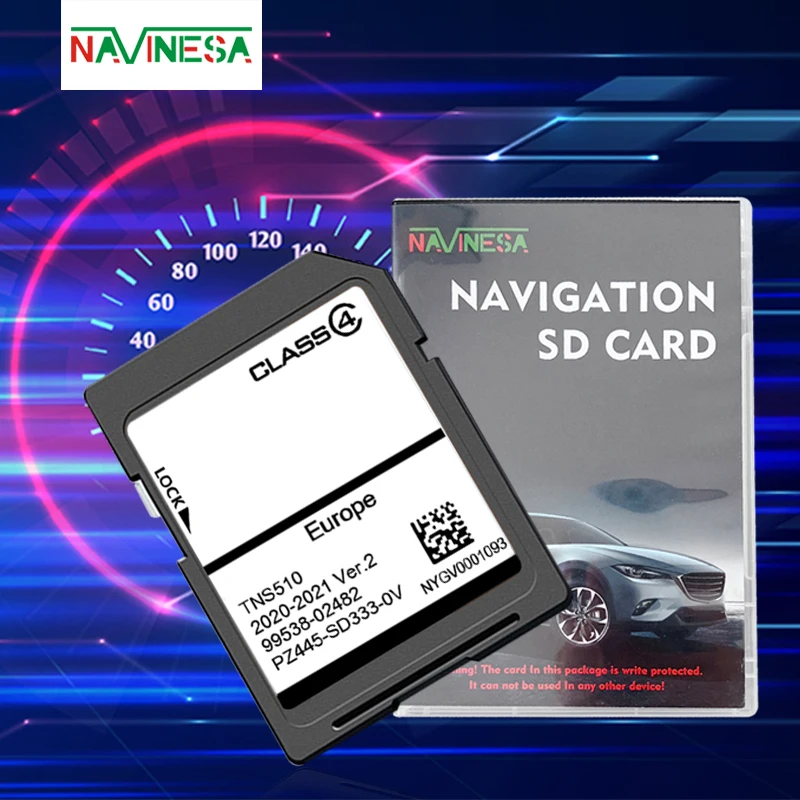 Work For Toyota Auris From 2008 TO 2013 SD Map Naving GPS Memory Card Cover Europe Road Version Germany France