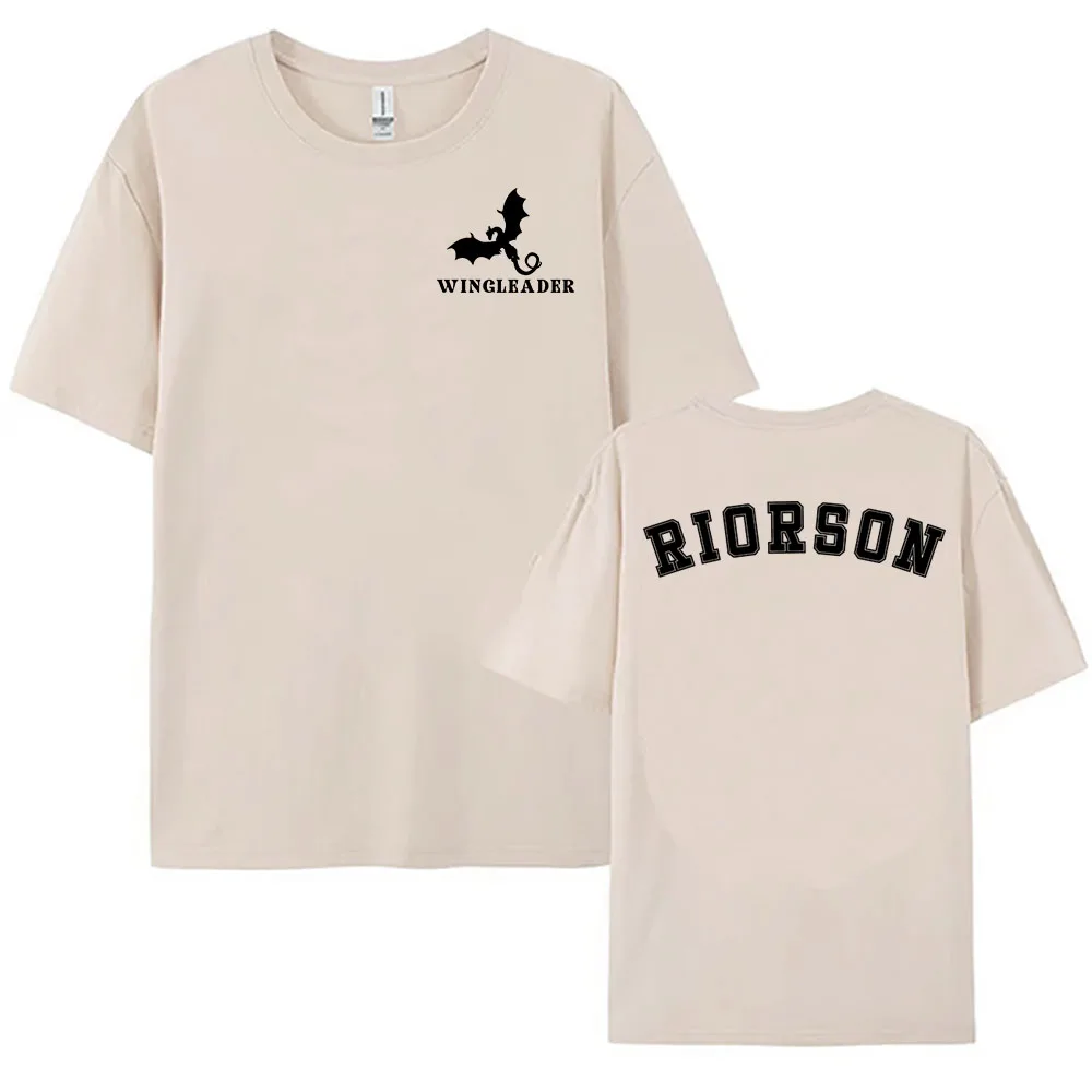 Wingleader Riorson Onyx Storm Tshirts Short Sleeve Cotton Women T-shirt Aesthetic Clothes Dragon Graphic Print Tee-shirt Female