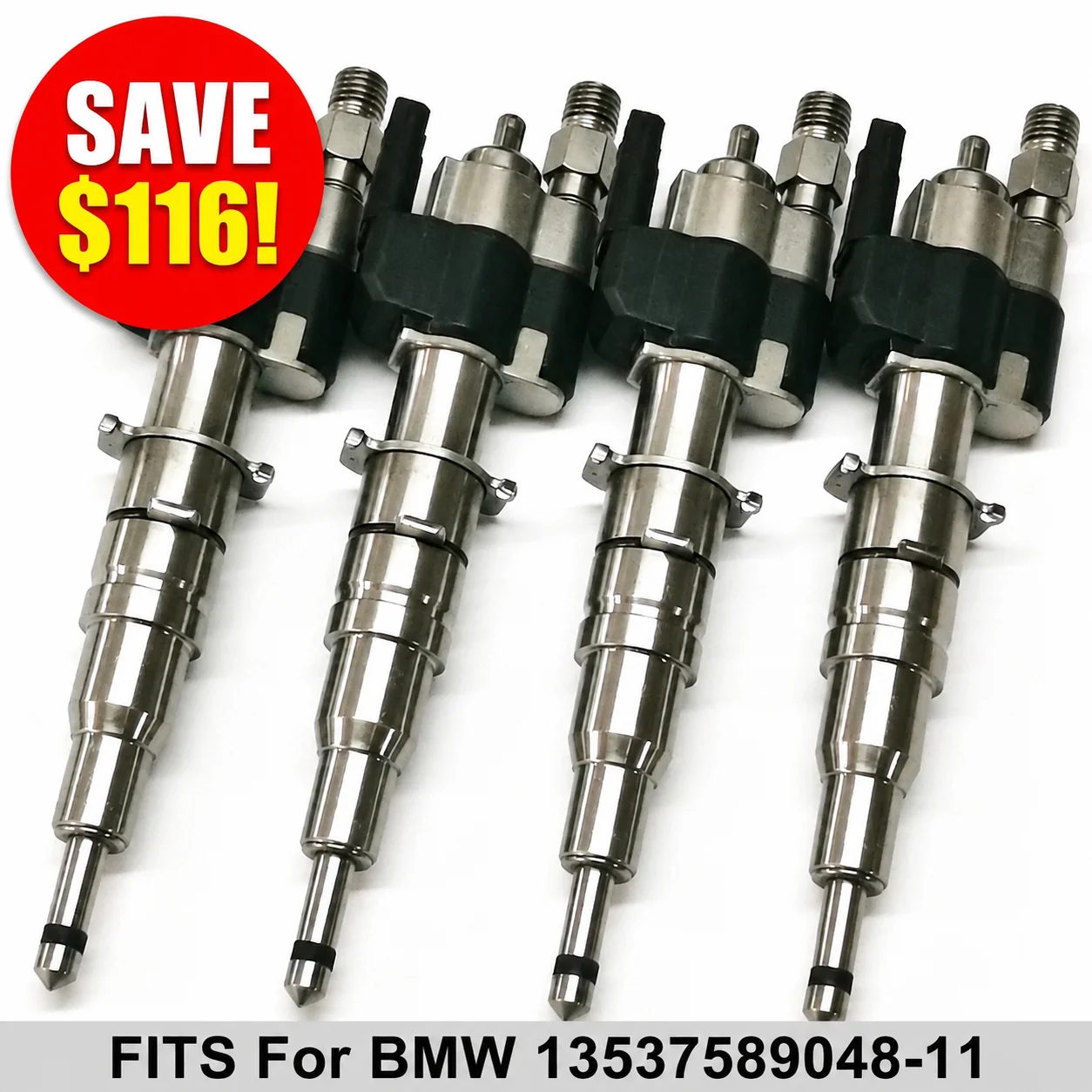 4 Stück Kraftstoff-Einspritzdüsen 13537589048-11 13537589048-09 für BMW E90 E92 E93 335i N54 Motor 2007-2010 Einspritzungs-Ersatzteile