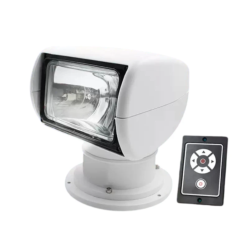 

Marine Portable Halogen Search Light Boat Spotlight IP67 12V 100W 2500LM 360