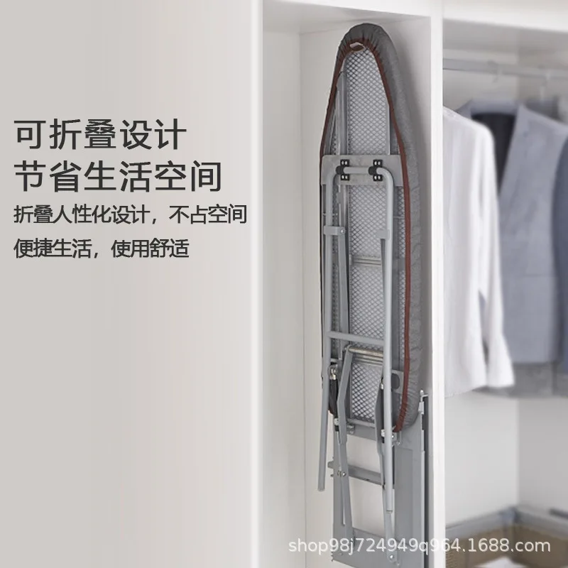 The side of wardrobe is equipped with rotary ironing factory direct sales, and the embedded ironing board in household