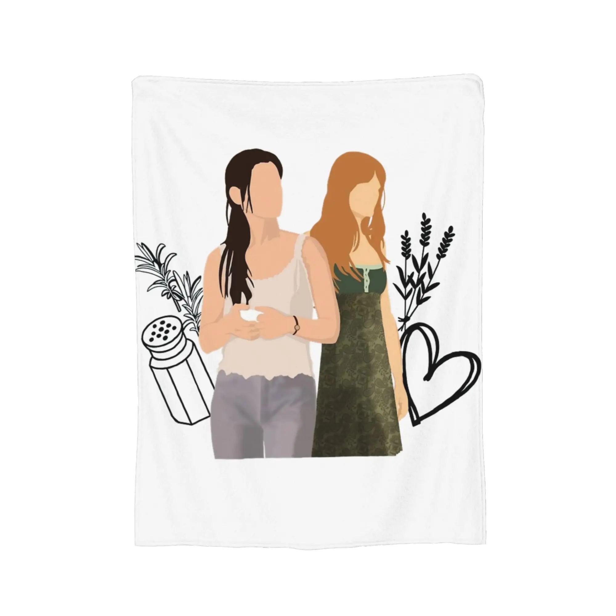 Practical Magic Owens sisters Salt Rosemary Lavender and Love Blankets   Flannel Throw Blanket Home Couch Decoration Bedspreads