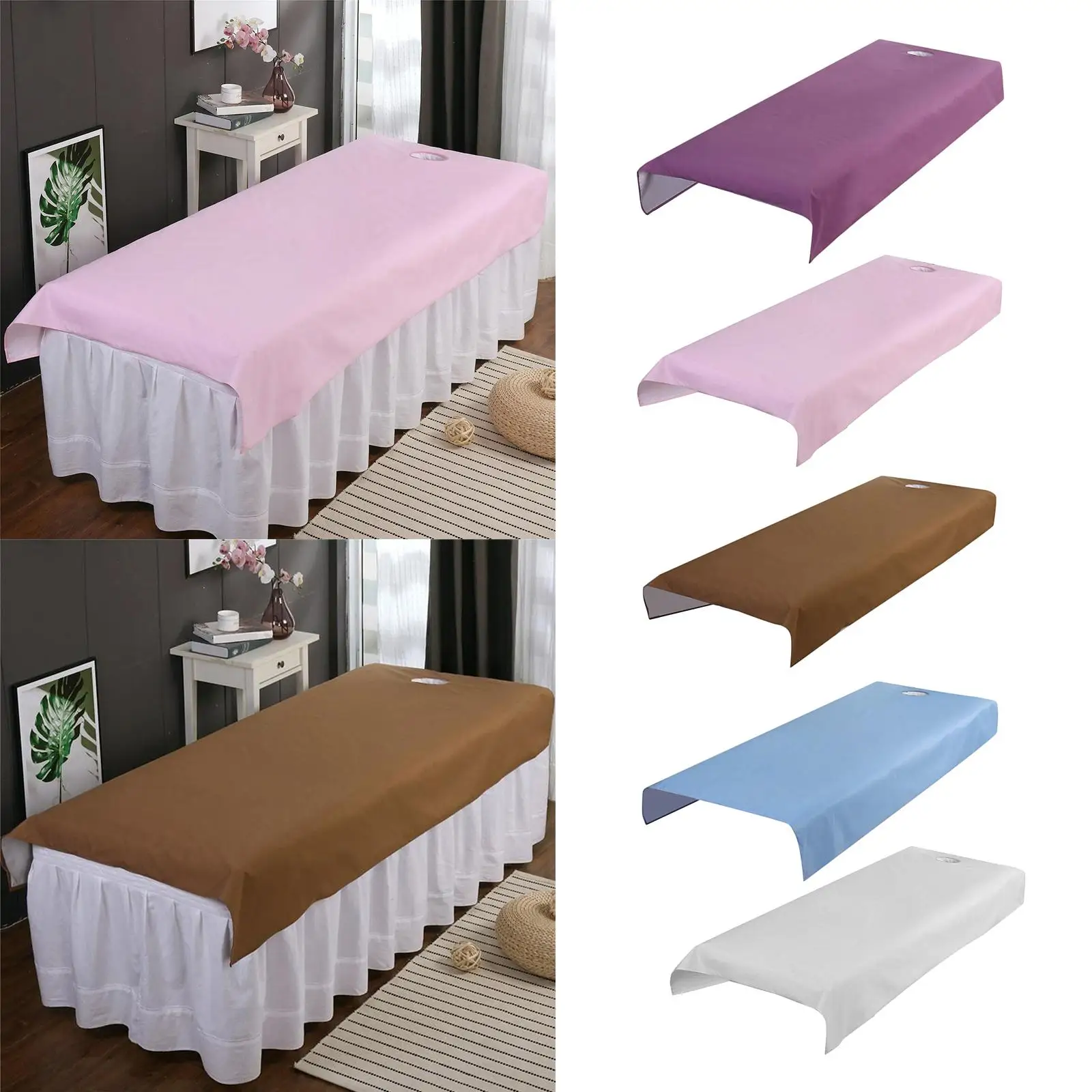マッサージベッドカバー,サロン,マッサージ,スパ,無地,ソフト,フィットシート