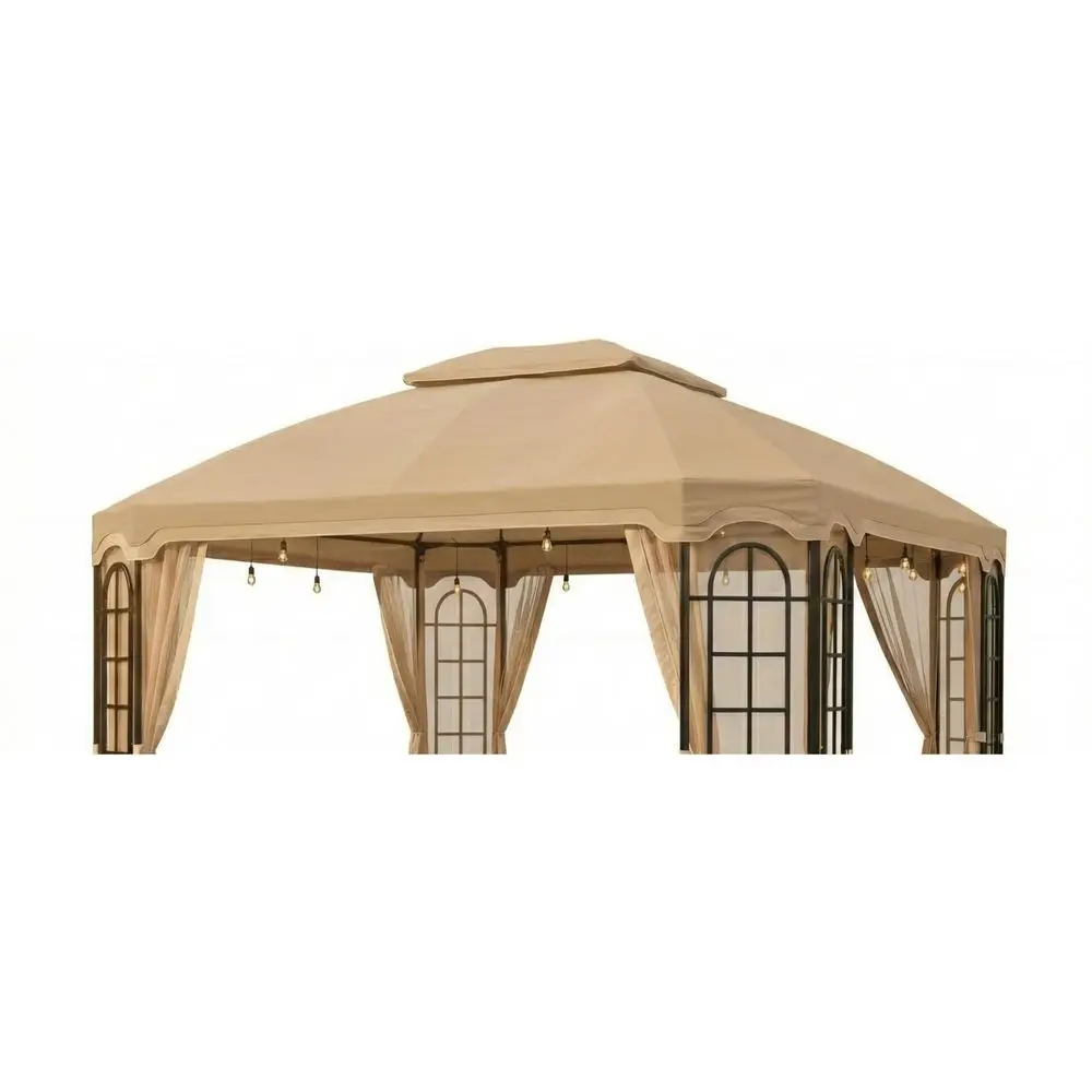 Durable 350 Replacement Canopy Top Compatible with Replacement Canopy for Terrace 10 x 12 Gazebo Models LGZ454PSTC and A11101090