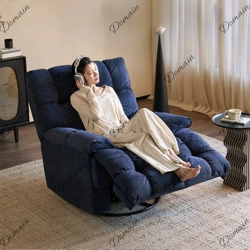 New Multifunctional Lazy Sofa Recliner Chair Living Room Modern Single Design Rotating Comfortable Rest Chaise Lounge Home Furni