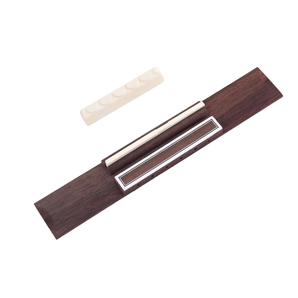 

Guitar Bridge Replacement Parts Classical Wood Bone ponticello Accessories for Ukulele Repair Better Sound Easy