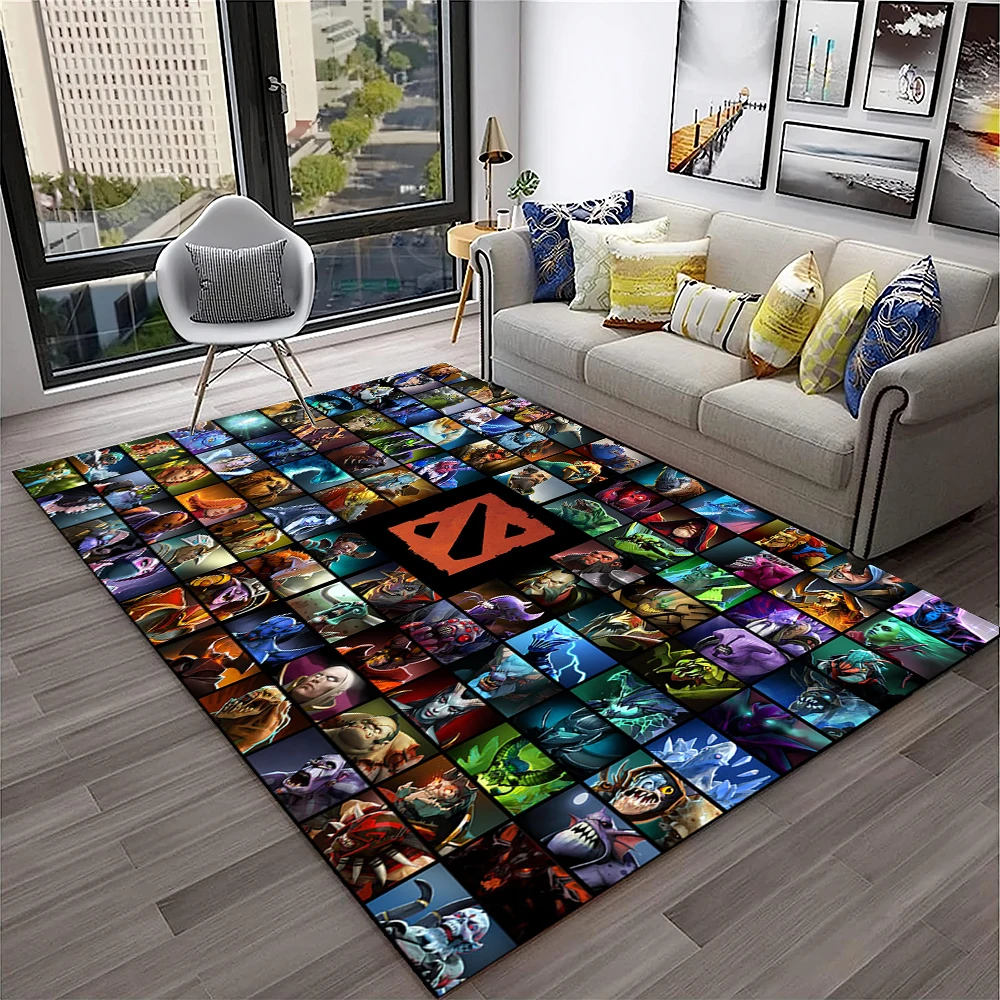 

3D Classics Game Dota2 Gamer HD Carpet Rug for Home Living Room Bedroom Sofa Doormat Decor,kids Play Area Rug Non-slip Floor Mat