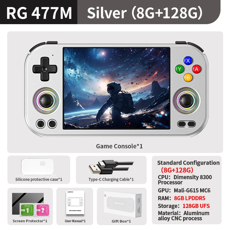 ANBERNIC RG 477M Retro Handheld Game Console 4.7