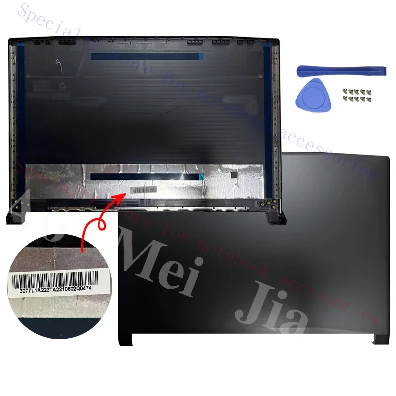 Laptop Accessories For MSI GF76 GL76 MS-17L1 17L2 17L3 L4 Notebook LCD Back Cover Front Frame Hinges Palmrest Bottom Laptop Case