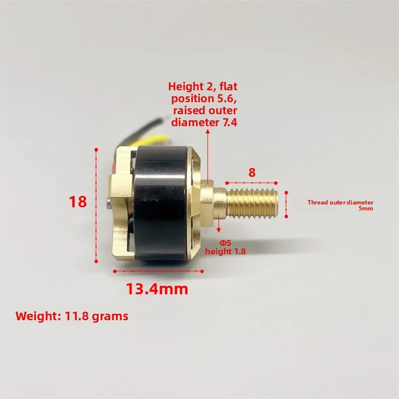 1306 محرك بدون فرشاة KV3100، محرك خارجي صغير لطائرة FPV بدون طيار كوادكوبتر RC نموذج طائرة، قطع الغيار #2