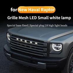 For New Haval Raptor Small Yellow Lights Modified Special LED Front Face Grille Decoration Day Running Lights Warning Lamp