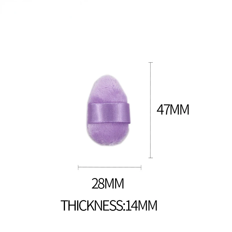 Cotton Purple Powder Puff Large Medium And Small Mini Eye Shadow No Dead Corner Makeup Puff Cosmetic Tool