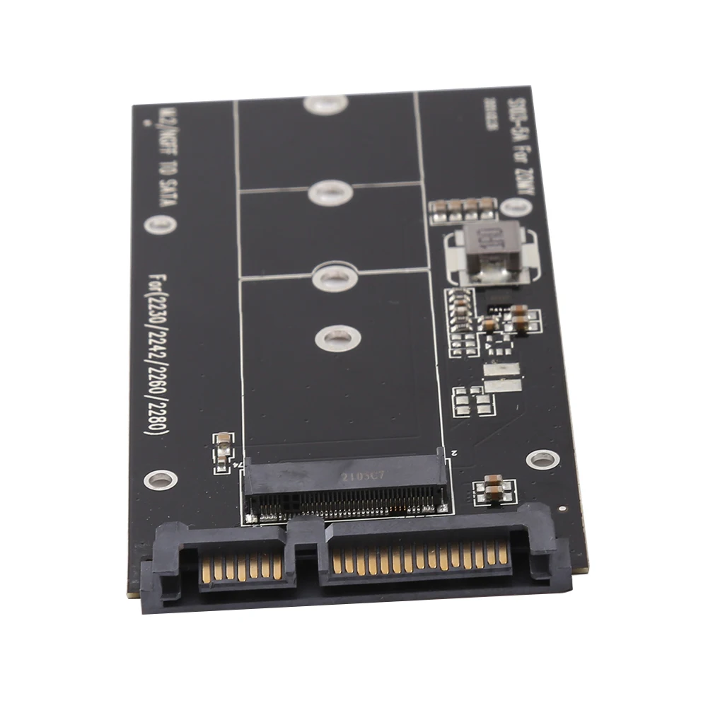 B Key M.2 NGFF SSD Sang 2.5 "SATA 3.0 Converter Bộ Chuyển Đổi Thẻ 2230 2242 2260 2280 Cho Windows2000/XP/7/8/10 Vista Linux MAC