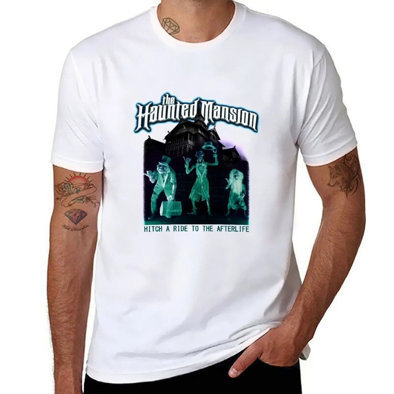 

Vintage Retro The Haunted Mansion Cool Graphic Gifts T-Shirt man tshirt man t shirts for men casual T-Shirt