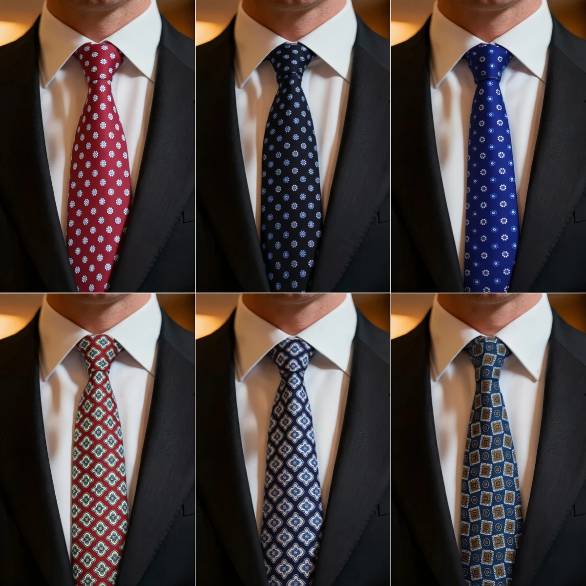 100% Silk Classic Ties For Men 9cm Wide Handmade Geometry Necktie With Animal Pattern Tie Father's Day Birthday Gift Tie
