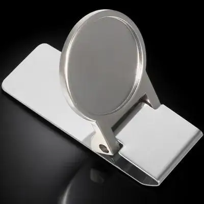 

Stainless Steel Money Practical Wallet Check Portable Small Office Clip Professional Metal Bill Fixing Storage Clamp Travel File