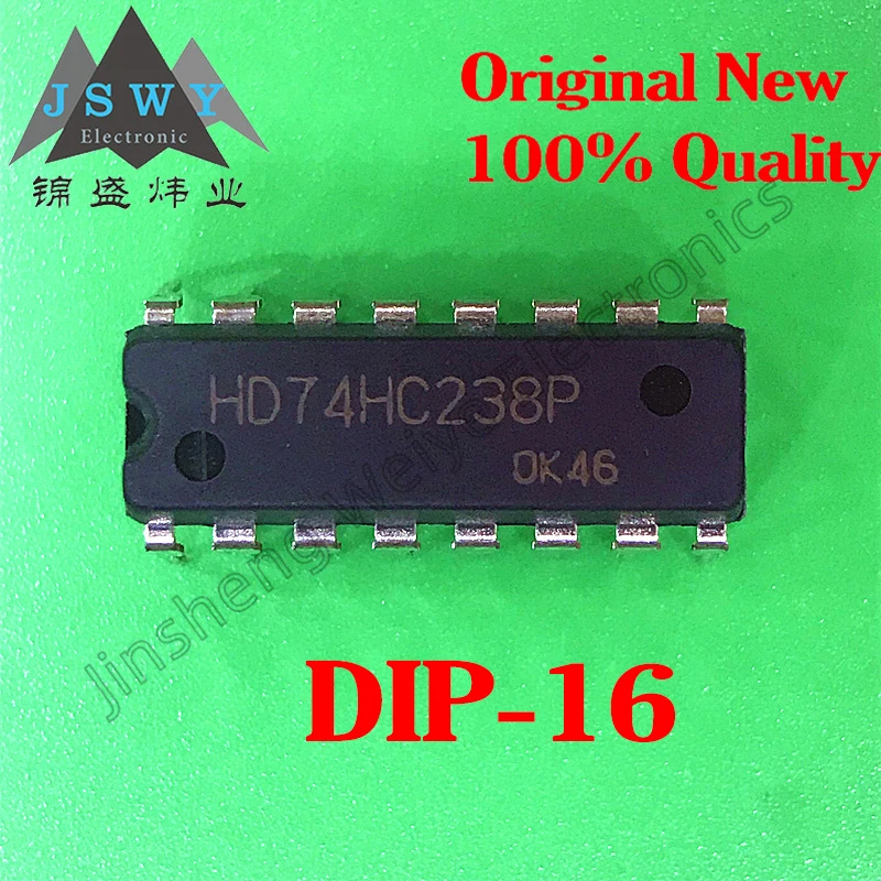 

(5/20PCS) HD74HC238P HD74HC238 DIP-16 high-speed CMOS 3-wire to 8-wire decoder/demultiplexer, brand new original in stock,