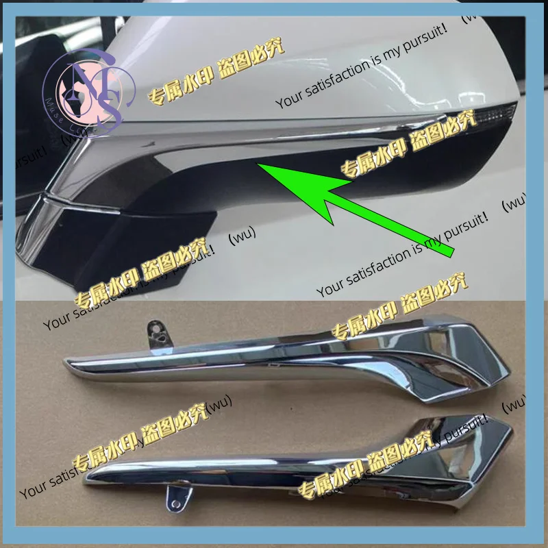 For Lexus RX 2016-2020 NX 2015-2020 NX300 NX200 RX200 RX300 Side Rearview Mirror Lower Cover Chrome Trim Strip