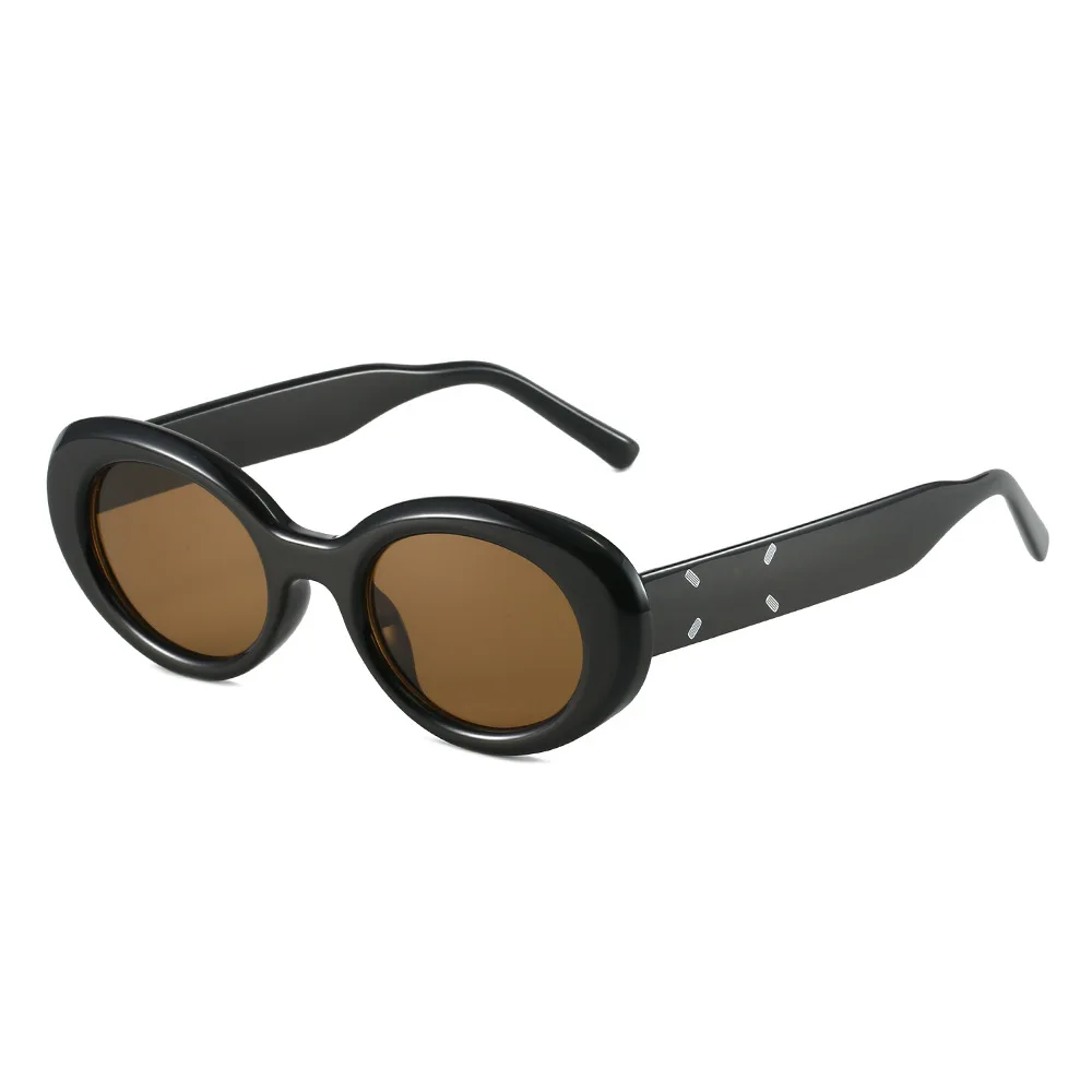 Trendy Fashionable Oval Small Frame Sunglasses for Women & Men  Chic Eyewear  Stylish Shades Cool Sunglass for Every Occasion