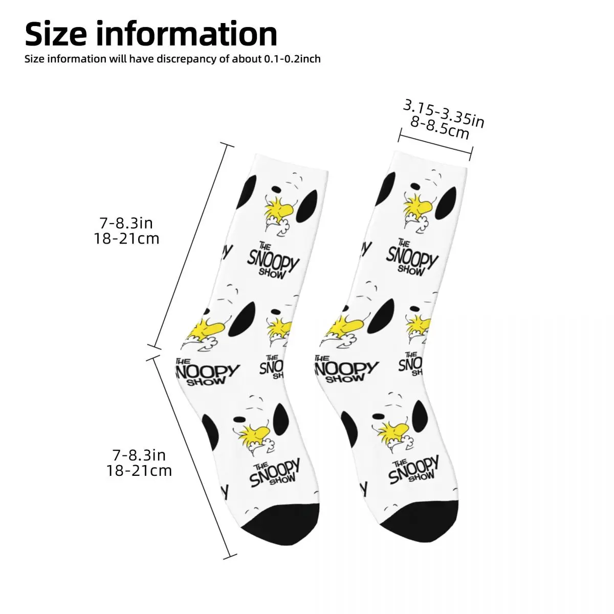 Cute Women Men The Snoopy Show Cartoon Peanuts Anime Theme Socks woodstock Accessories Skateboard Socks Soft Best Gifts