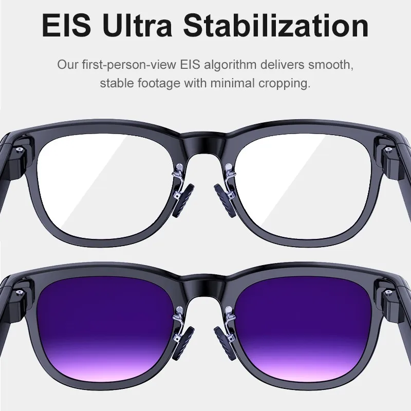 AI Anti Shake Shooting Object Recognition Simultaneous Interpretation Smart Bluetooth Glasses With Camera Smart Glasses New 2026